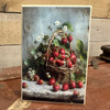 HMK1501B Basket of Strawberries Block
