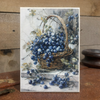 HMK1503B Basket of Blueberries Block