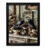 HMK1516 Heirloom Black Birds Box Frame