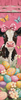 HMK1546P Pink Easter Cow Porch Sign