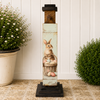 HMK1555P Bunny Egg Basket Porch Sign