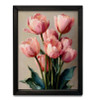 HMK1329 Pink Tulip Painting Box Frame