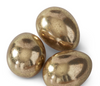 3 Inch Gold Gilded Resin Egg EACH