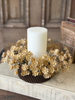 4" Flaxen Floret Candle Ring