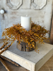 4.5" Barley Twist Sage Candle Ring