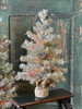 24" Tinsel Tree, Pre-Lit | Multi