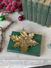 Gilded Poinsettia Dish