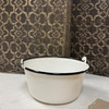Sm Enamelware Pail w/ bail handle