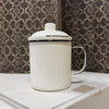 Enamel Mug w/ Lid