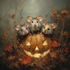 HMK1314 THREE LITTLE MICE FALL BOX FRAME