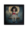 HMK1356 HALLOWEEN DOLL ON SWING BOX FRAME