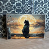 HMK1359B FULL MOON BLACK CAT 4X6 BLOCK