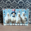 HMK1580B FOUR PATRIOTIC CHICKS 4X6 BLOCK