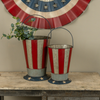 SET/2 PATRIOTIC HAT BUCKETS