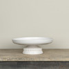 11" WHITE CERAMIC RISER
