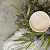 14" PURPLE POM POM CANDLE RING