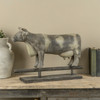 21" COW WEATHERVANE ON BASE