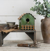 GREEN & YELLOW WALL BIRDHOUSE