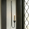 FORGED TAPER CANDLE WALL SCONCE