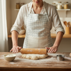 BLUE & WHITE APRON