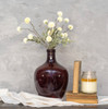 13" AMBER GLASS BOTTLE