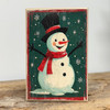 HMK1709B RETRO SNOWMAN BLOCK