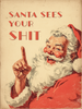 HMK1720B SANTA SEES YOUR SHIT BLOCK