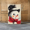 HMK1732B RETRO FROSTY SNOWMAN BLOCK