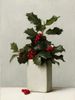 HMK1753B BOUQUET OF HOLLY BLOCK