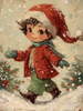 HMK1608B WINTER VINTAGE BOY WALKING BLOCK