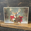 HMK1422B RED REINDEER BLOCK