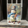 HMK1386B SNOWMAN PLANTING BLOCK
