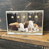 HMK1338B SNUGGLED UP COWS BLOCK