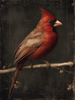 HMK1691 MOODY CARDINAL BOX FRAME