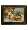 HMK1677L RUSTIC CHRISTMAS SHEEP