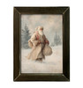 HMK1686 RUSTIC CREAM SANTA