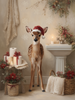 HMK1687L BATHROOM CHRISTMAS REINDEER
