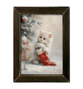 HMK1705L WHITE CHRISTMAS KITTEN