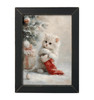 HMK1705L WHITE CHRISTMAS KITTEN