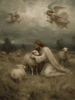 HMK1722L VINTAGE SHEPHERD JESUS