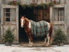 HMK1766L WINTER PAINTED HORSE