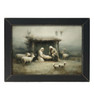 HMK1777L VINTAGE NATIVITY PAINTING