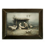 HMK1777L VINTAGE NATIVITY PAINTING