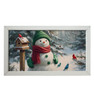 HMK1791L SNOWMAN WITH BIRDHOUSE