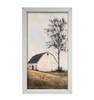 HMK1793L VINTAGE WHITE BARN