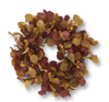 28in BURGUNDY & ORANGE OAK LEAF WREATH