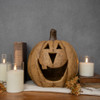 11IN BEIGE BIG MOUTH PUMPKIN