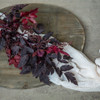 35IN BURGUNDY BERRY & BUGBANE LEAF SPRAY