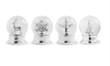 ASST 3 IN MINI SNOW GLOBES (EACH)