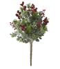 14 IN BOXWOOD PINE & RED BERRIES BUSH